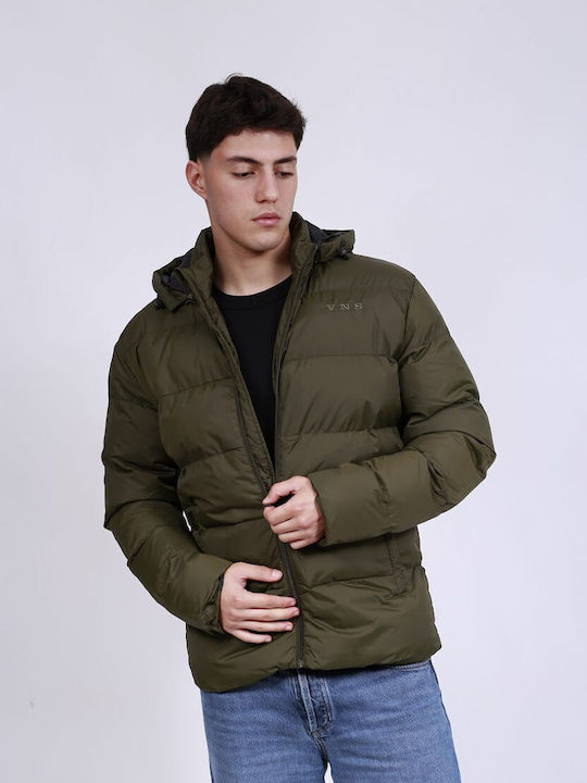 Winter Jacke Olive