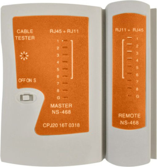 Tester De Cabluri Rj45/rj11 Set 18 Piese Clește De Sertizare Dezizolator De Fire Unealtă Krone Conectori Șurubelnițe Inclus Geantă Multicolor