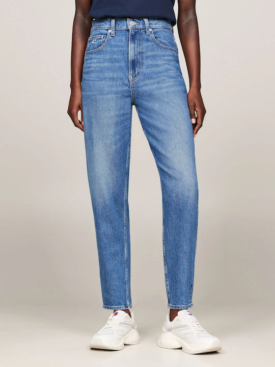 Damen Jeans Hosen in Mama Passform Grau