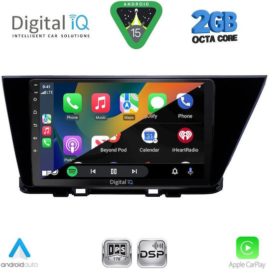 Digital IQ Ηχοσύστημα Αυτοκινήτου για Kia Niro 2017-2021 (Bluetooth/USB/WiFi/GPS/Apple-Carplay/Android-Auto) με Οθόνη Αφής 9"