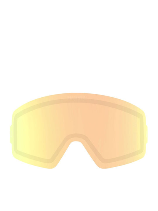 Majesty Ski & Snowboard Goggles Kids Black with Lens in Black Color
