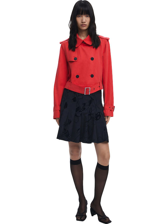 Femeie Multi Red Trenci