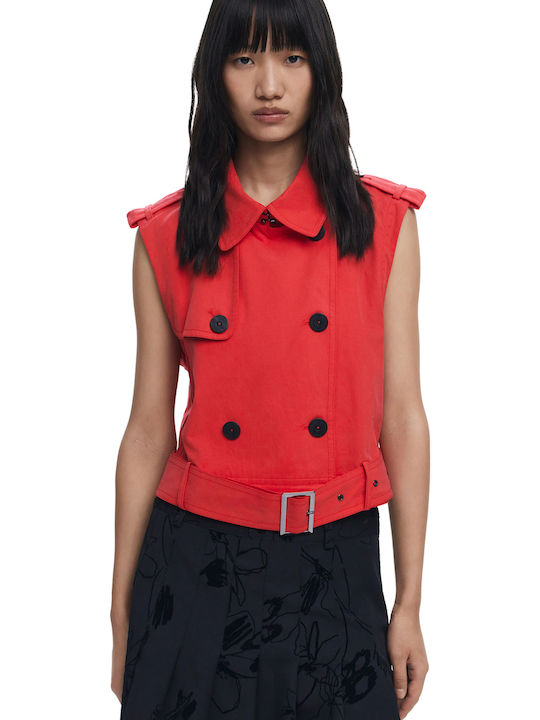 Femeie Multi Red Trenci