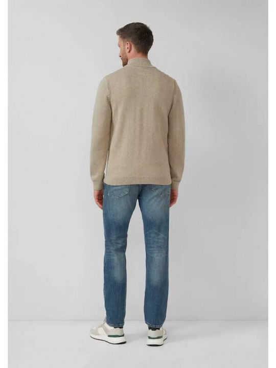 Herren Strickjacke Beige
