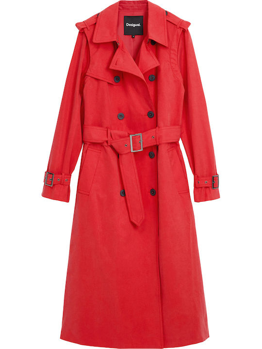 Femeie Multi Red Trenci