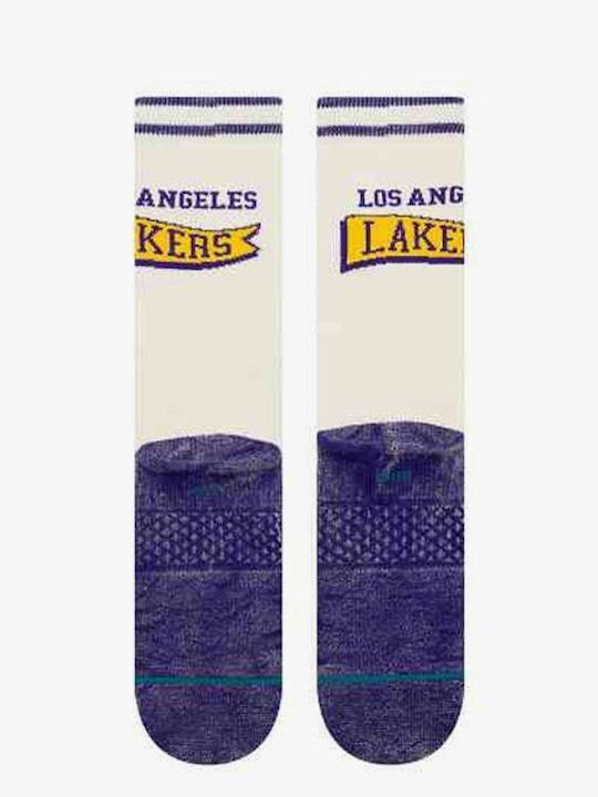 Stance X Nba Lakers Athletic Socks Purple 1 Pair