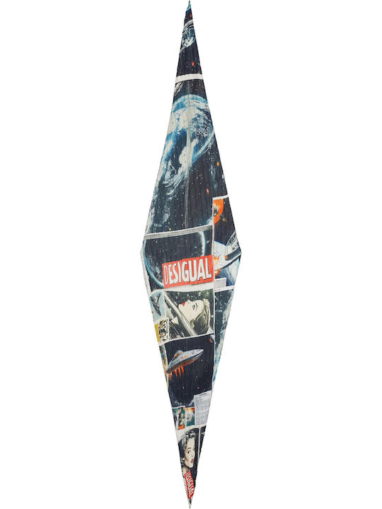 Desigual Foxtrot Fular de damă Negru