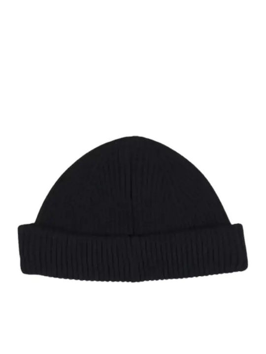 Volles Gesicht Männer Beanie Gestrickt in Schwarz Farbe