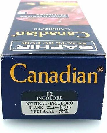 Saphir Canadian 75ml Neutral 02 Βαφή Ανανέωση Δερμάτος Απόχρωση Neutral 02