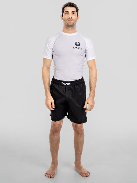 Nakama Ανδρική Κοντομάνικη Μπλούζα NF00024-WW για Jiu-Jitsu Λευκή