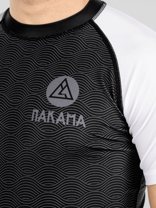 Nakama Тениска NF00024-WH за Джиу-джицу Черен