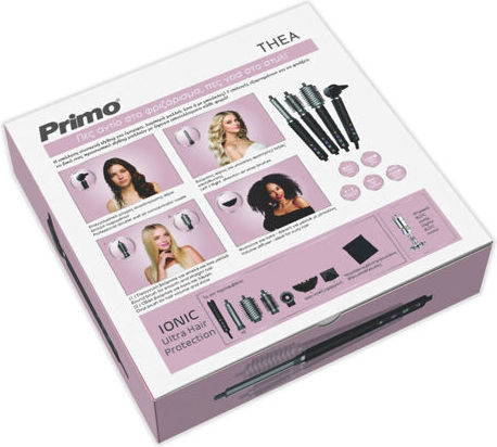 Multi Styler Primo Thea Prhs-40535 8 1 Ηλεκτρική Βούρτσα Αέρα Μπούκλες Ίσιωμα 1500w