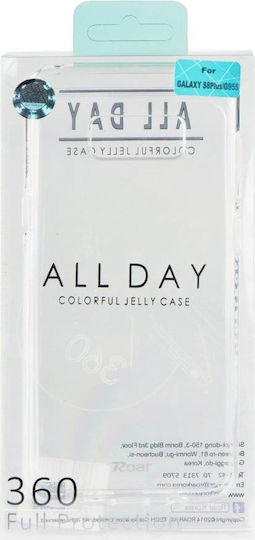 Roar Colorful Jelly Umschlag Rückseite Silikon 0.3mm Transparent (Huawei Y7 2018/Y7 Prime 2018)