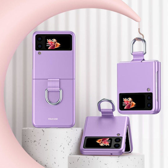 Handyhülle Gkk Ringhalter Samsung Galaxy Z Flip3 5G Lila