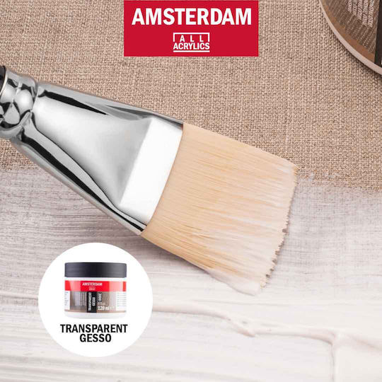 Transparent Gesso Preparation 3000 Amsterdam Talens 120 Ml
