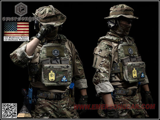 Șapcă Operațională Aerisită Reglabilă Cu Bor Scurt Emersongear Originală Multicam Militară SUA Nyco 50/50