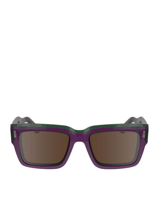Calvin Klein Unisex Ochelari de soare cu Maro Cadru și Maro Lentilă CK23538S 515