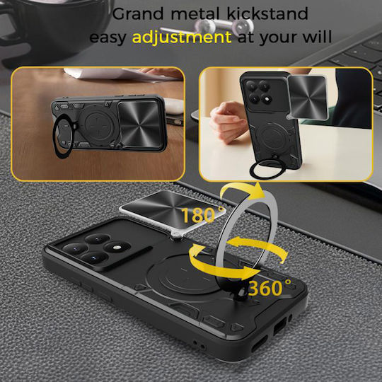 Techsuit Camguard Back Cover Silicon Albastru (Xiaomi 15T Pro)