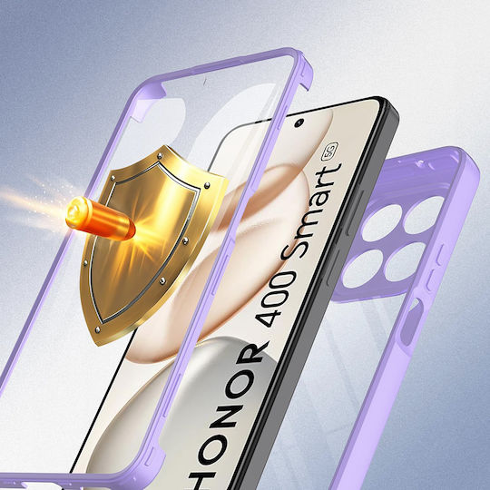 Techsuit ColorVerse С Пълно Покритие (360°) Силикон Лилав Honor 400