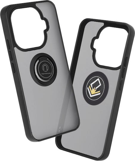 Techsuit Glinth Umschlag Rückseite Silikon Schwarz (Xiaomi 15T Pro)