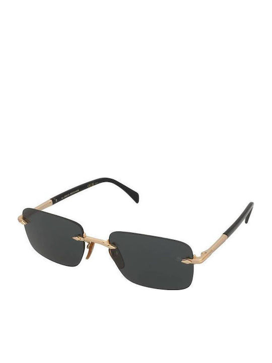 David Beckham Unisex Ochelari de soare cu Auriu Cadru și Aur Lentilă DB 1195/S RHL/IR