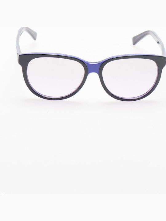 Just Cavalli Women's Sunglasses with Blue Plastic Frame and Gray Lens JC673S 83C