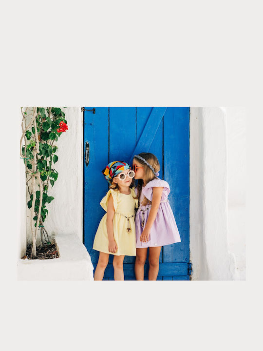 Children's Dress Short Sleeve Lilac