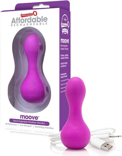 Screaming O Rechargeable Moove Vibe Klassisch Vibrator Purple