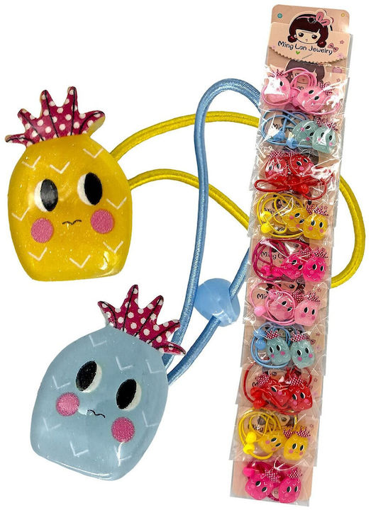 4teen-4ty Set Elastice Pentru Păr Pentru Copii Multicolore