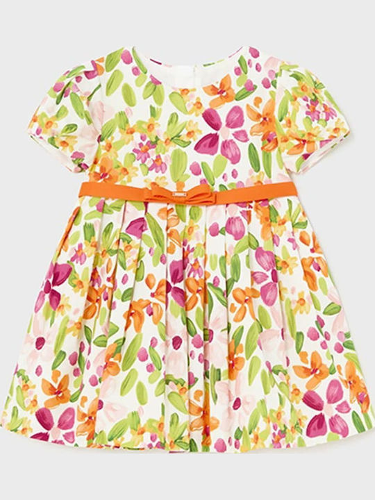 Mayoral Kinderkleid Satin Multicolour