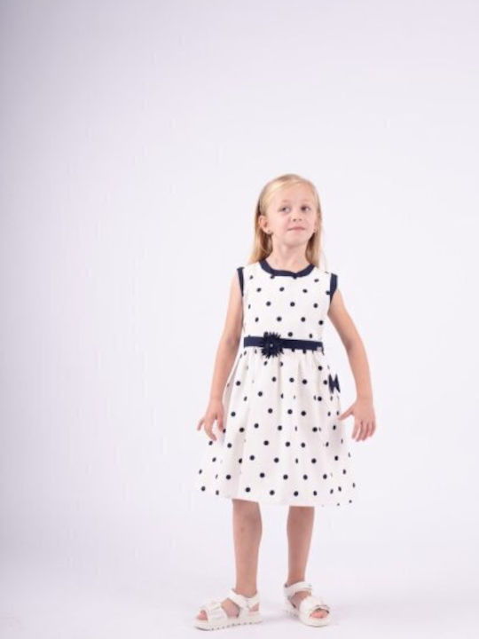 Kinderkleid Ärmellos Blue
