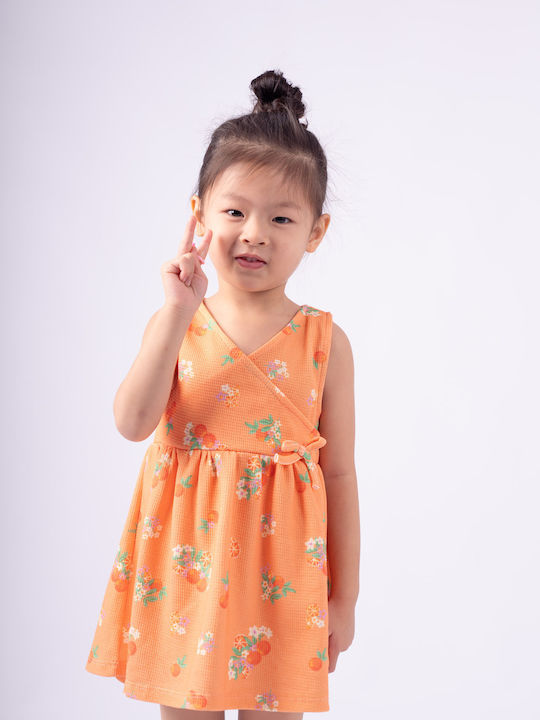 Rochie pentru Copii Fără mâneci Orange