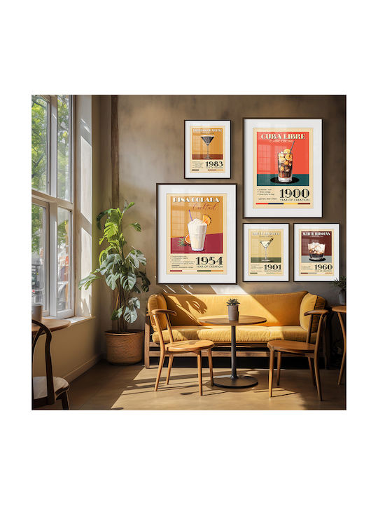 Poster Vintage Dirty Martini Classic Cocktail Pst25375 21cm X 30cm