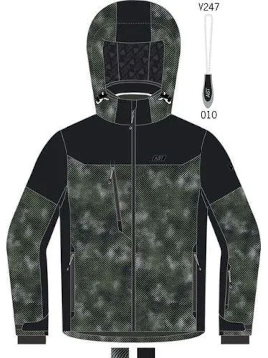 Astrolabio AG9G-LWF Ανδρικό Μπουφάν για Σκι & Snowboard Πολύχρωμο