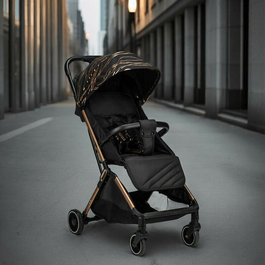 FreeOn Unique Baby Stroller Suitable for Newborn Black & Gold 6.6kg