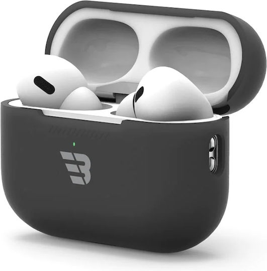 Baykron Premium Hülle Silikon in Schwarz Farbe für Apple AirPods Pro