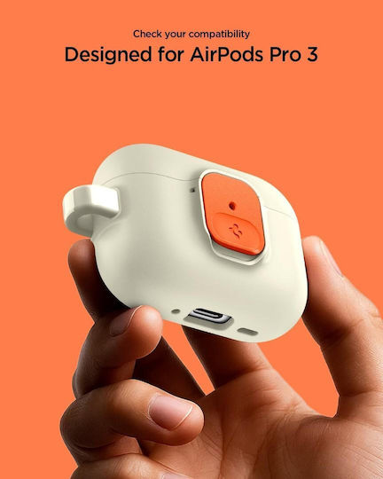 Spigen Nano Pop Θήκη Πλαστική / Σιλικόνης σε Πορτοκαλί χρώμα για Apple AirPods Pro 3