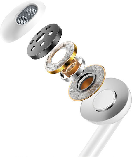 Mcdodo HP-6071 In-ear Handsfree Ακουστικά με Βύσμα USB-C Λευκό