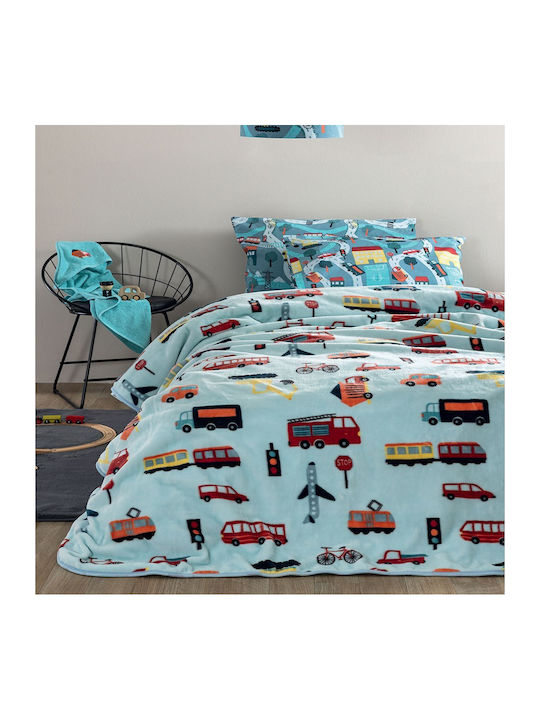 Palamaiki Blanket Nursery Swaddling Blankets Velvet Blue 80x90cm