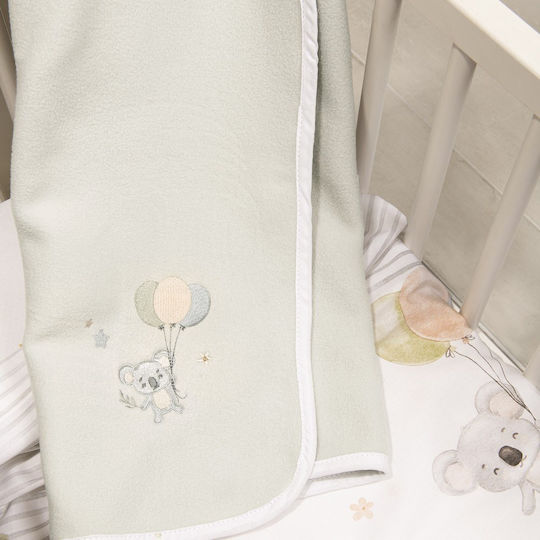 Nima Blanket Nursery Swaddling Blankets Fleece Gray 80x110cm