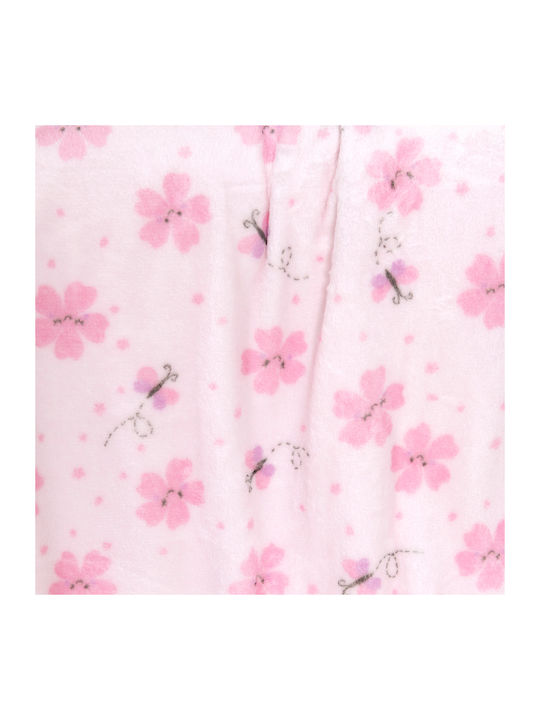 Nima Decke Kinderbett Vlies Rosa 110x140cm