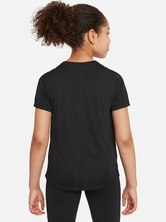 Детска тениска Dri-Fit Черен
