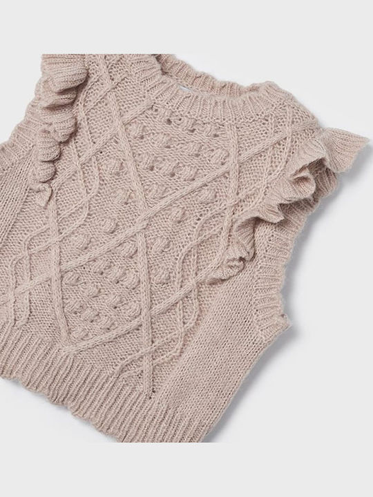 Kinderveste Ärmellos Beige