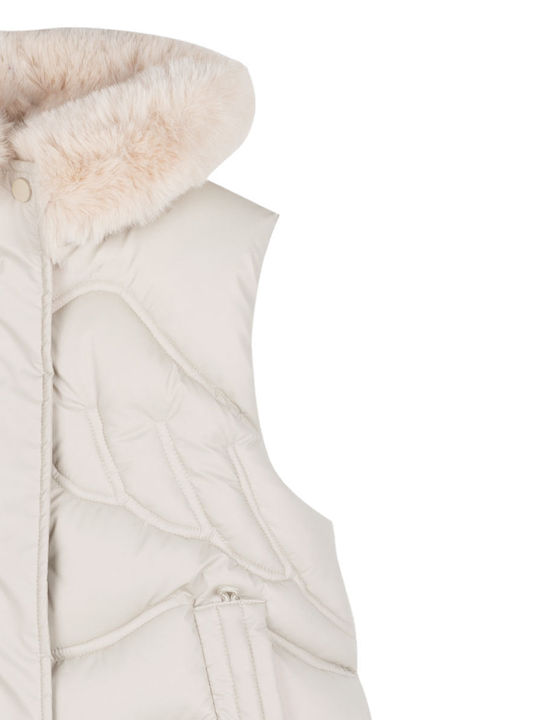 Kinder Freizeitjacke Ärmellos Beige