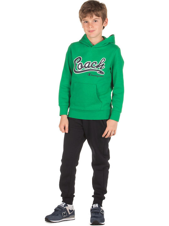 Παιδικό Φούτερ με Κουκούλα Πράσινο Hooded Sweatshirt