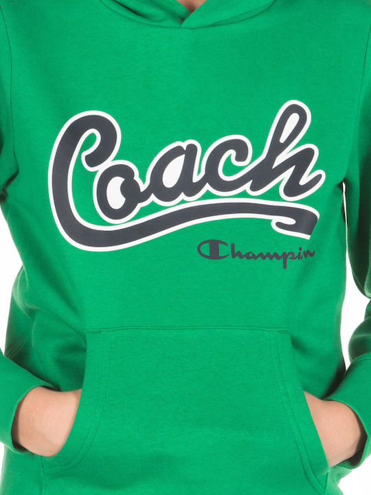 Παιδικό Φούτερ με Κουκούλα Πράσινο Hooded Sweatshirt