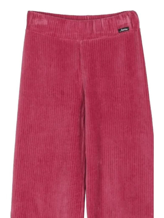 Pantaloni din Catifea pentru Copii Roz Salopetă
