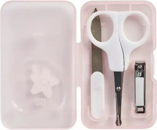 Saro Baby-Pflege-Set Rosa 5 Stück