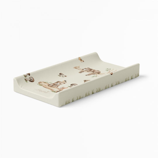 Soft Changing Pad din plastic Happy Bear pentru pat 80x50cm
