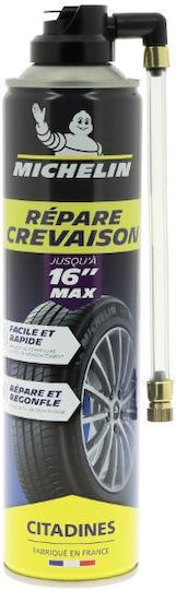 Michelin Σπρέι Επισκευής Ελαστικών 400 Ml Ειδικά Σχεδιασμένο Μικρά Αυτοκίνητα Πόλης Έως 16’’ 009331